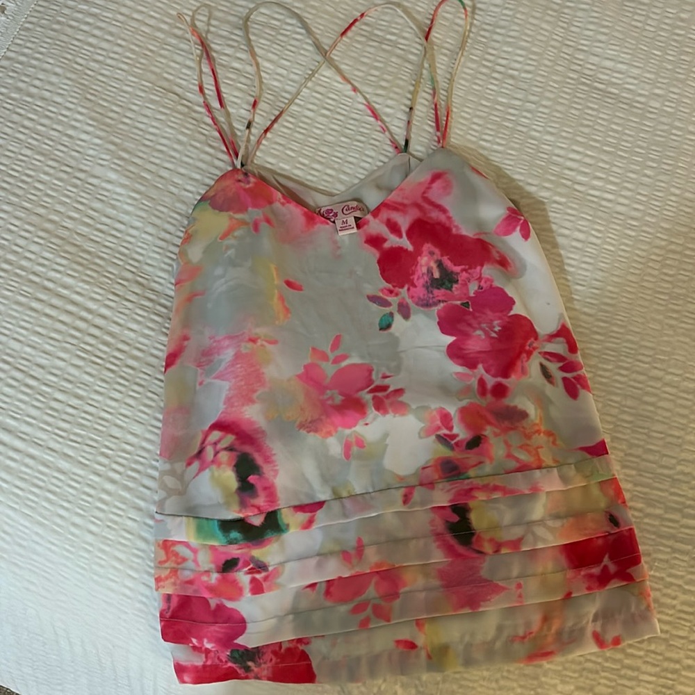 Floral tank top